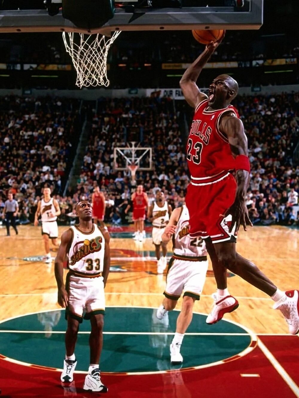 MICHAEL JORDAN BULLS RETRO 8.5x11 ULTRA PREMIUM GLOSSY 90's SLAM DUNK  POSTER!🤩